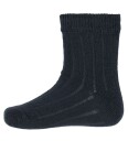 Minymo Ankle Sock Rib (2-Pack) Blue 15-18