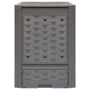 vidaXL Kompostkasser 3 stk brun 60x60x83 cm 900 L plast rotting