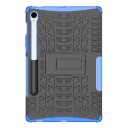 Samsung Galaxy Tab S9 FE Anti-Slip Hybrid-deksel med Stativ Blå / Svart