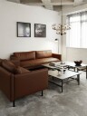 Rar 2 Seter Sofa Omaha Leather Cognac