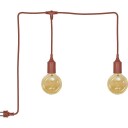 Osram Endura Decor oppladbar utendørs pendellampe 6 meter brun