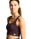 Collective Rib Sports Bra W   Dk Plum XS/S