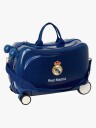 Real Madrid Ride On Koffert 25L, Blå