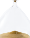 POLSPOTTEN Ball timeglass L 38 cm Gull