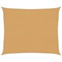 vidaXL Solseil 160 g/m² rektangulær sand 2,5x3 m HDPE