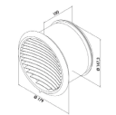 Eico Rist Turbo Ø150 mm Rustfritt stål