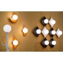 Swedish Ninja - Candy Little Square S Vegg-/Taklampe Cottoncandy White Swedish Ninja