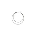 Jane Koenig Big Double Olympia Hoop Silver ONE SIZE