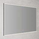 Linn Bad Vange Speil med Lyramme og Farget Kant Hvit Matt / 80cm
