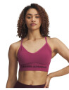 Under Armour Vanish Seamless Low Bra - Burgundy - S