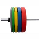 Master Fitness Bumperpakke med Vektstang Premium Vekt 170 kg