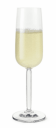 Kähler Hammershøi champagneglass 24 cl 2-pakning Klar