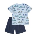 Minymo Skyway T-Shirt+ Shorts Sett AOP 104