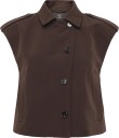 Bruuns Bazaar Rubysusbblita Waistcoat   DARK BROWN   36
