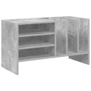 Plateskap Betonggrå 78,5 x 35 x 45 cm Konstruert tre