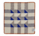 Røros Tweed Kvam sitteunderlag blå 45x45 cm