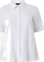 Zizzi   Linskjorte vLina S/S   Hvit
