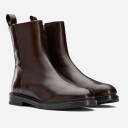 Laura Bellariva Classic Boots With Fur Dark Brown