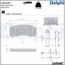 DELPHI LP5033EV Bremseklosser