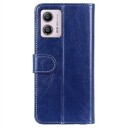 Motorola Moto G53/G13/G23 Lommebok-deksel med Stativ Blå