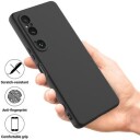 Sony Xperia 1 VI Liquid Silikondeksel Svart