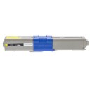 inkClub TOU820 Tonerkassett, erstatter Oki 44469704, gul, 2.000 sider
