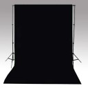 vidaXL Bakteppe bomull svart 500x300 cm