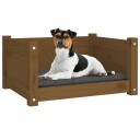 Vidaxl Hundeseng Honningbrun 55.5X45.5X28 cm Heltre Furu