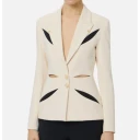Elisabetta Franchi Dame Jakker Beige S,