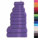 vidaXL 12 delers håndklesett FROGN lilla 360 gsm