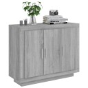 vidaXL Skjenk grå sonoma 92x35x75 cm konstruert tre