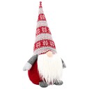 vidaXL Julegnom Rød 45 cm Polyester