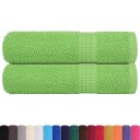 vidaXL Dusjhåndklær FROGN 2 stk eplegrønn 70x140 cm 360 gsm