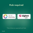 Frient Smart Kodelås Tastatur med Zigbee Teknologi Hvit