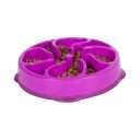 Kattinorge OH Matskål Fun Feeder Slow Bowl Spis-Sakte-Skål Lilla (2 størrelser) Liten