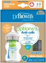 Dr. Brown's Option+ Bred Hals Glass 150 ml 2-pack