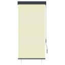 vidaXL Utendørs rullegardin 80x250 cm kremhvit