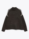 Vero Moda Boom Long Sleeve Highneck Piping Pullover Brun XL