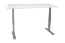 Skrivebord Cogito 2 140 cm Hev  og Senkbart   Gråhvit