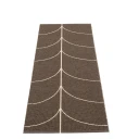 Pappelina Vevd Teppe Leif Dark Brown 70x180 cm