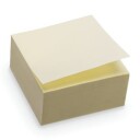 Notatblokk kube Standard 76x76 gul 400 ark