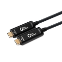 Microconnect 10m USB-C 3.1 Gen 2 Aktiv Optisk Fiberkabel AOC Svart