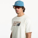 New Balance Athletics Premium Relaxed Chest Logo T Shirt Beige XXL