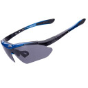 Rockbros 10007 Polariserte Sykkelbriller - Sort/Bl??