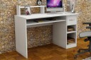 Skrivebord Eslemez 120 cm med Oppbevaringsskuff + Hyller   Hvit