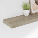 vidaXL Flytende vegghyller 4 stk eik 120x23,5x3,8 cm MDF