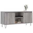 vidaXL TV-benk grå sonoma 104x35x50 cm konstruert tre 8720845906696