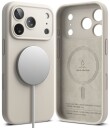 Ringke MagSafe-etui i silikon til iPhone 18 Pro Max Beige