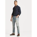 Polo Ralph Lauren Featherweight Mesh Shirt - Navy - M