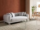 3-seters sofa Pori - Lysegrå